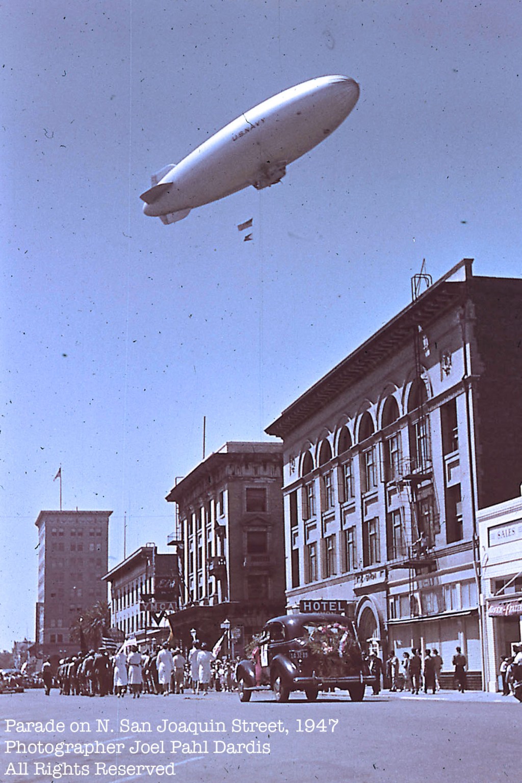 Stockton Parade, Ansco Color Slides,&nbsp;1947