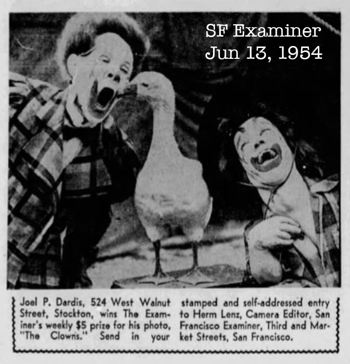 The Clowns, SF Examiner, Jun&nbsp;1954
